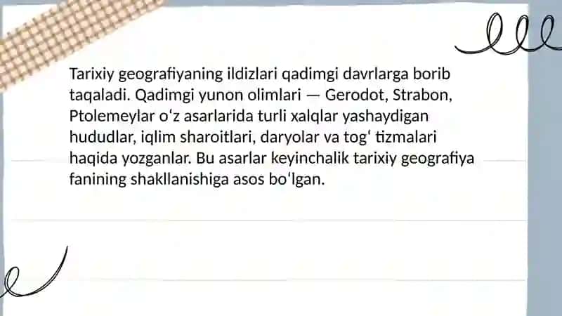 Tarixiy geografiyaning shakllanishi va taraqqiyoti 4