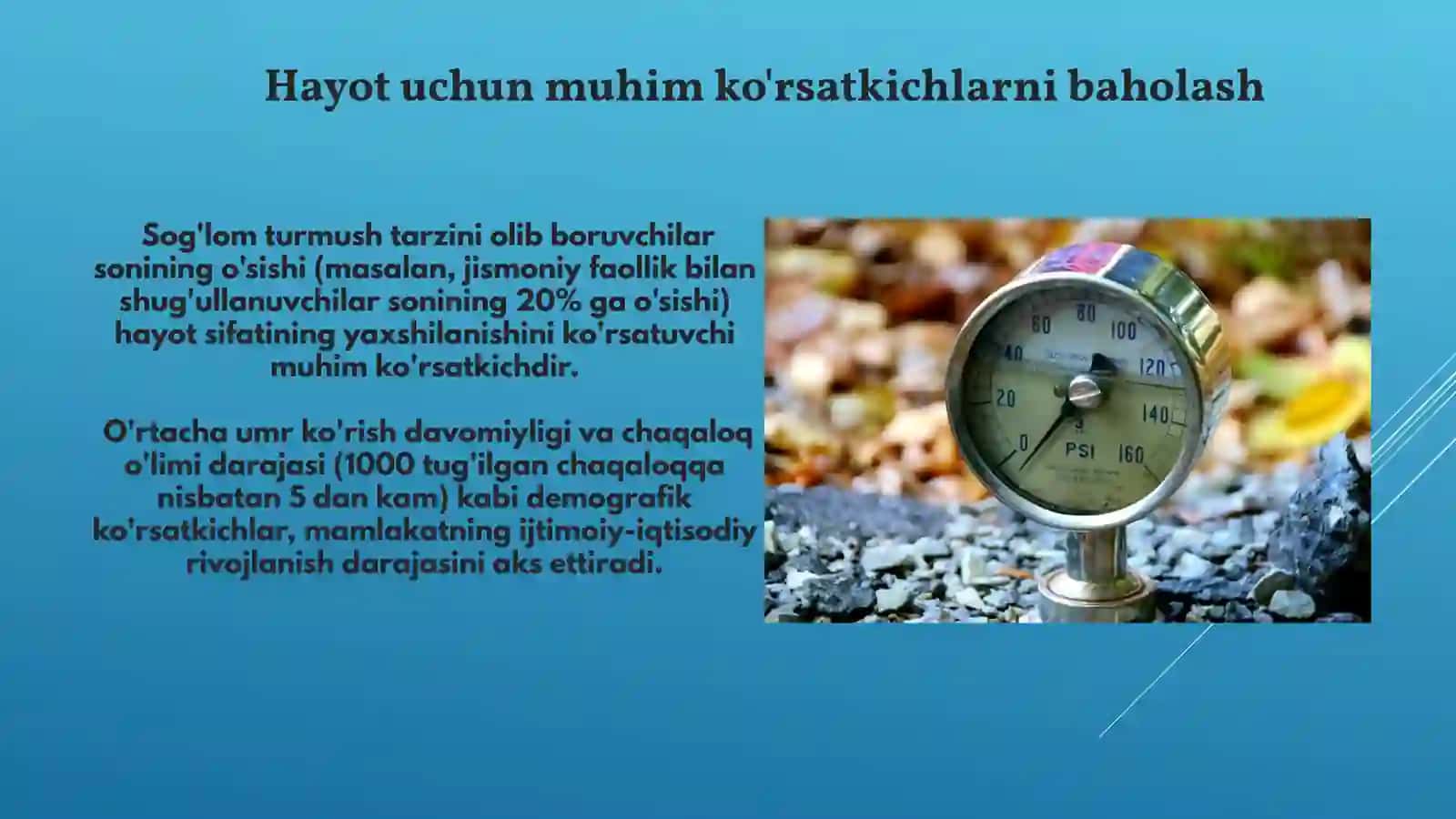 Hayot uchun zarur ko'rsatkichlarni baholash! 4
