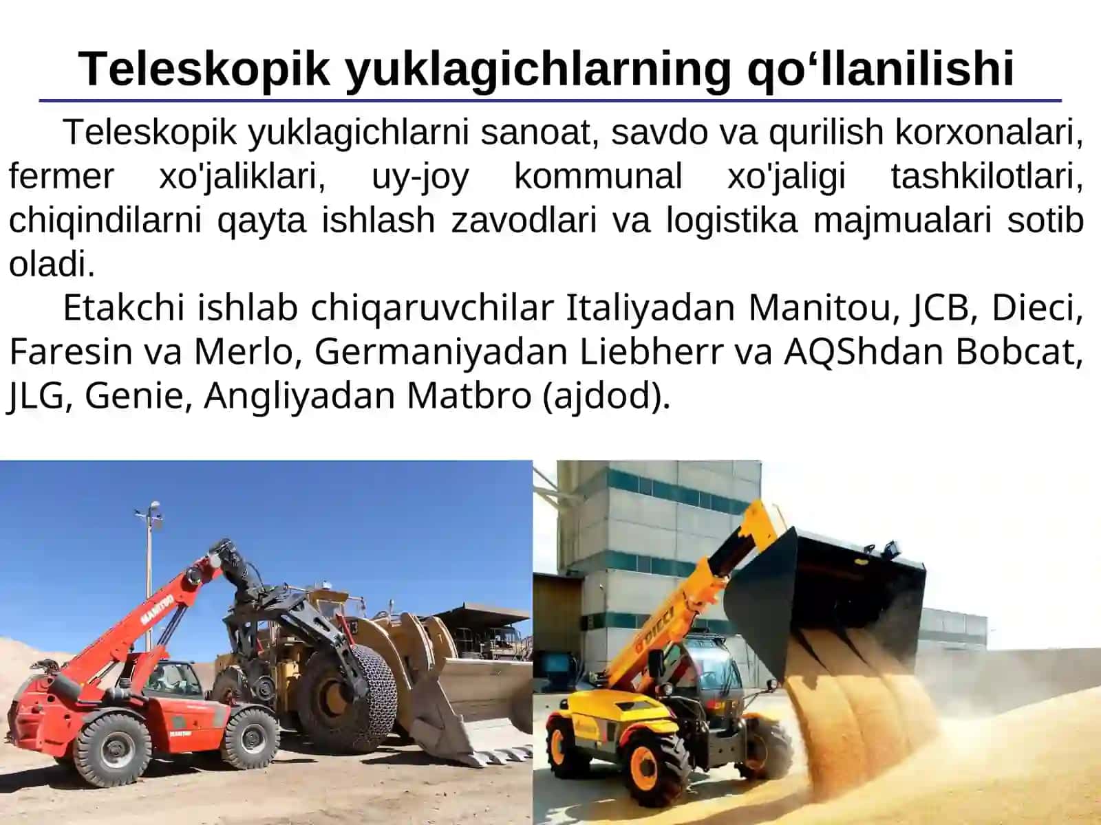 Teleskopik yuklagich 4