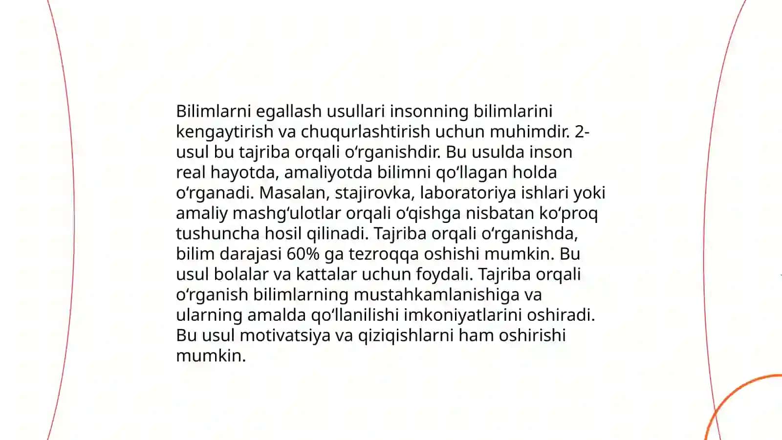 Ta'lim jarayonida faoliyatni oʻzlashtirish 4