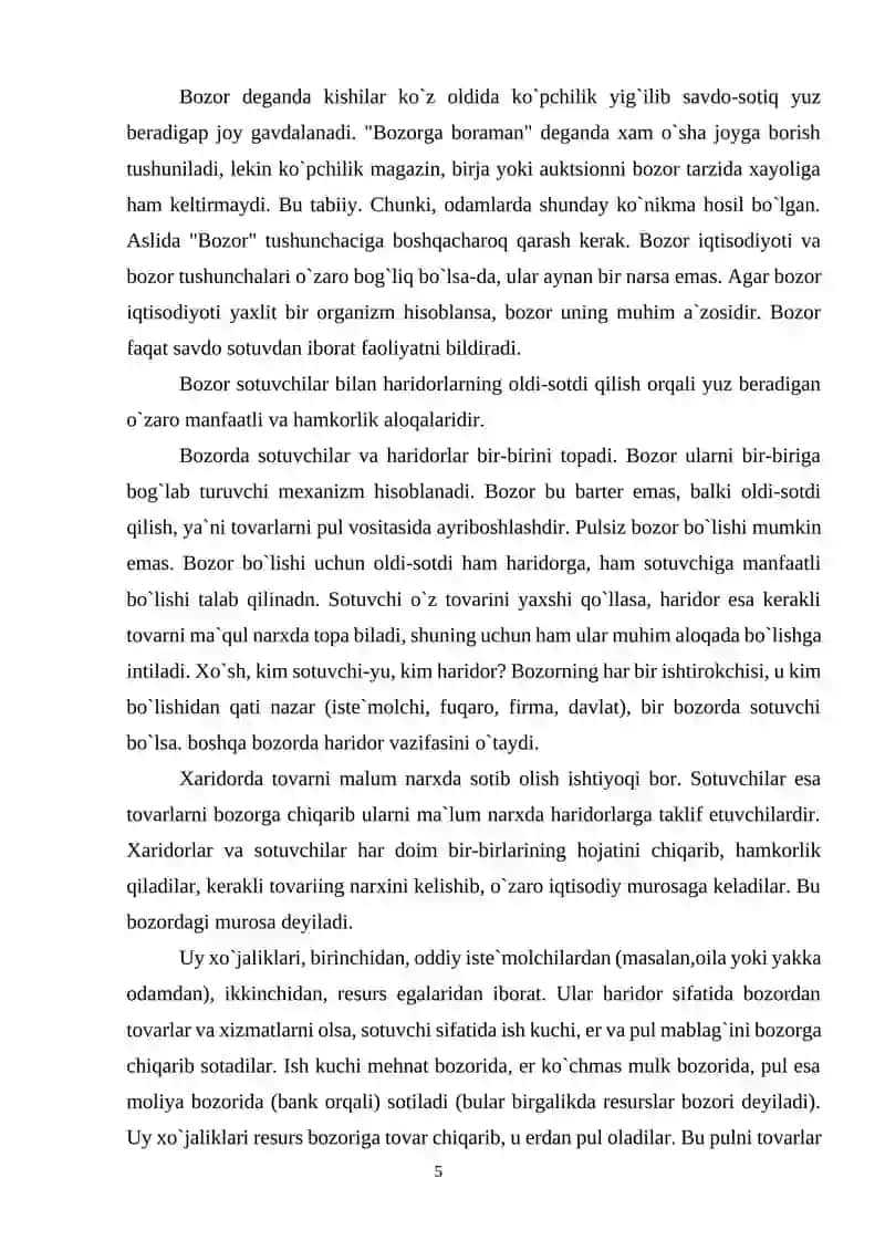 Bozor iqtisodiyoti 4