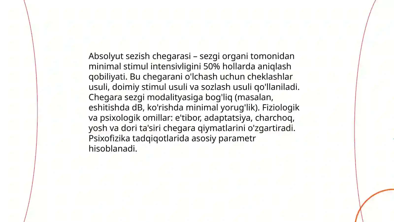 Sezgi psixofizikasi 4