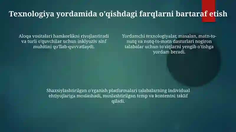 Inklyuziv talim texnologiyasi 4