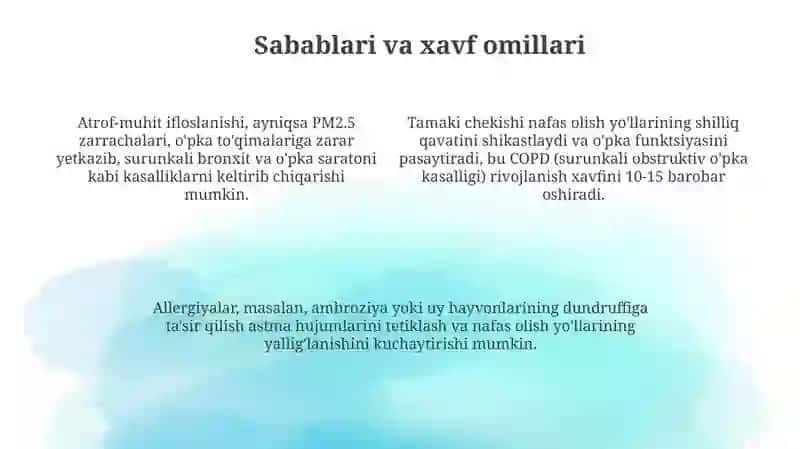 Nafas sistemasi kassalliklari 4