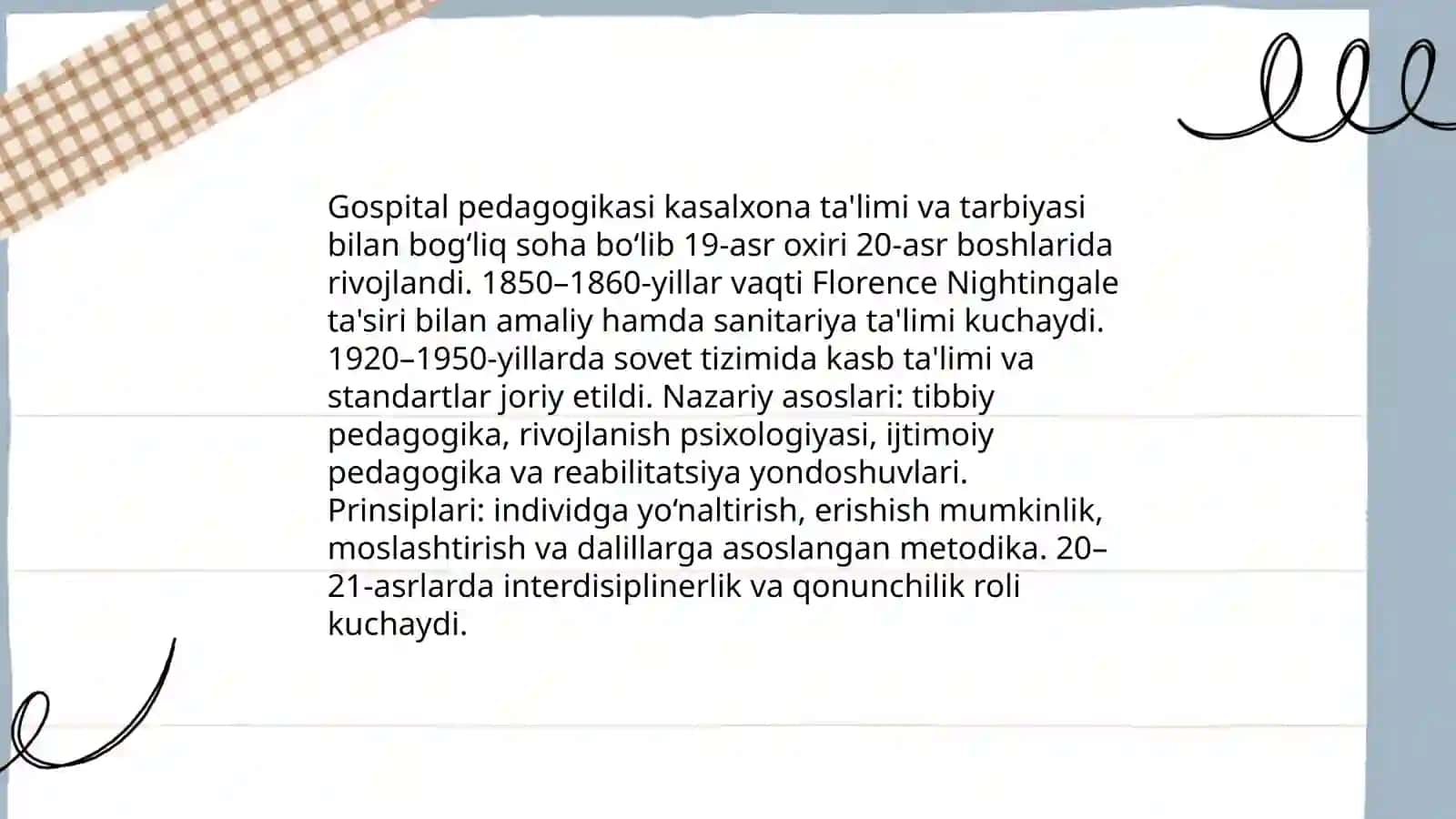 Gospital pedagogikasi 4
