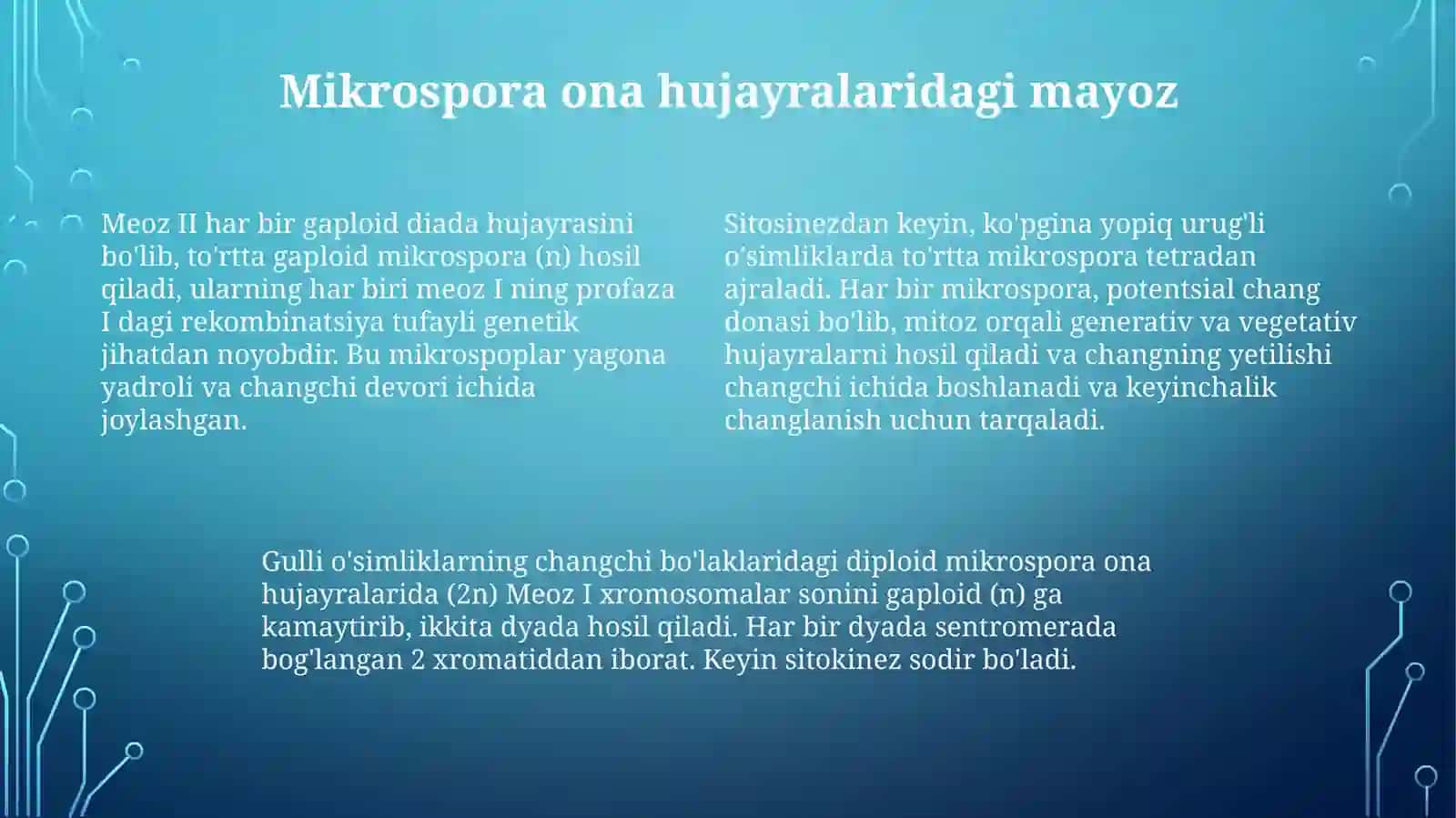 Mikrosporogenez 4