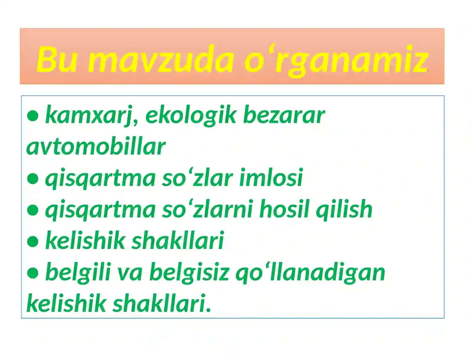 Avtomobil rusumlarini ifodalovchi nomlar 4