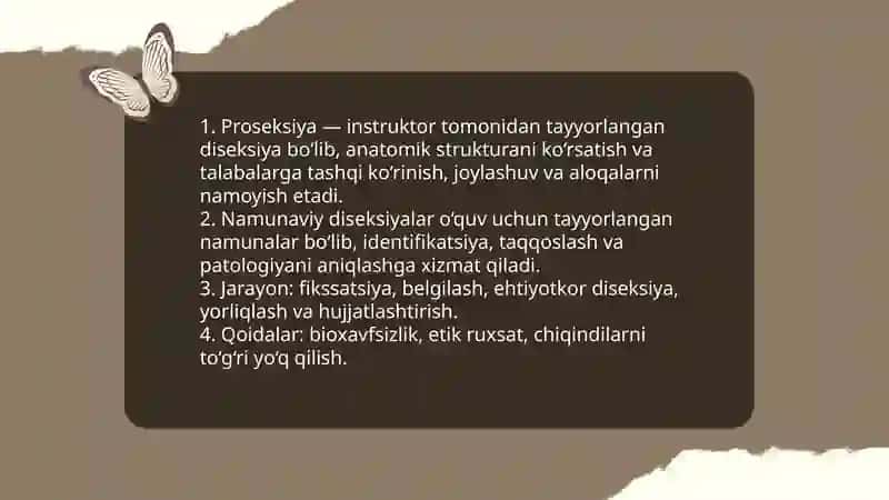 Anatomiyani õrganish usullari 4