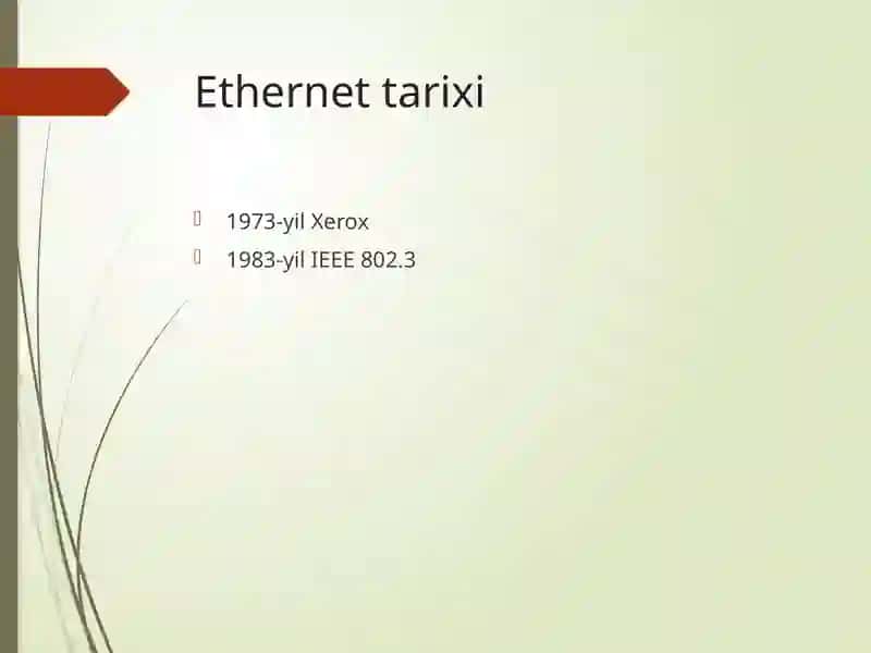 Ethernet texnologiyasi 4