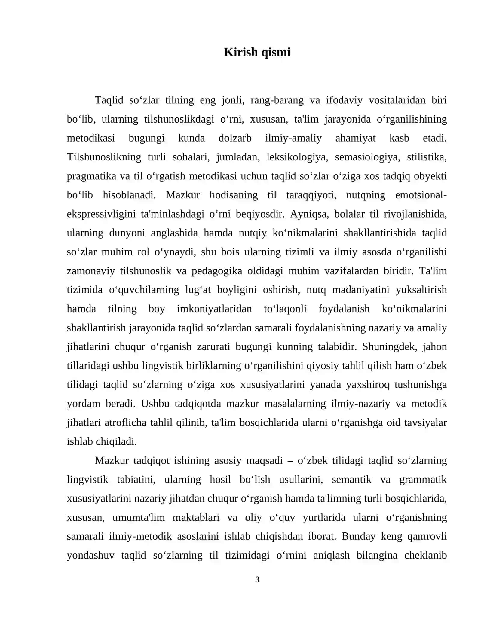 Taqlid so‘zlar va uning ta‘lim bosqichlarida o‘rganilishi 4