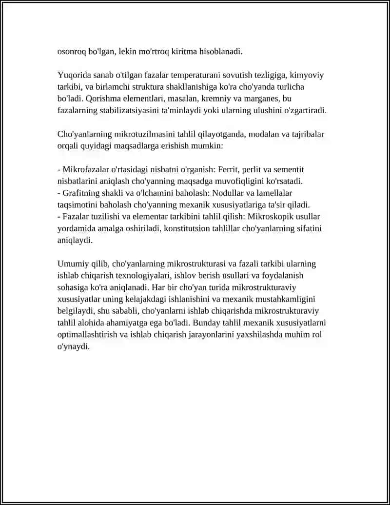 CHÓYANLARNING MIKROSTRUKTURASINI TAHLILI 4