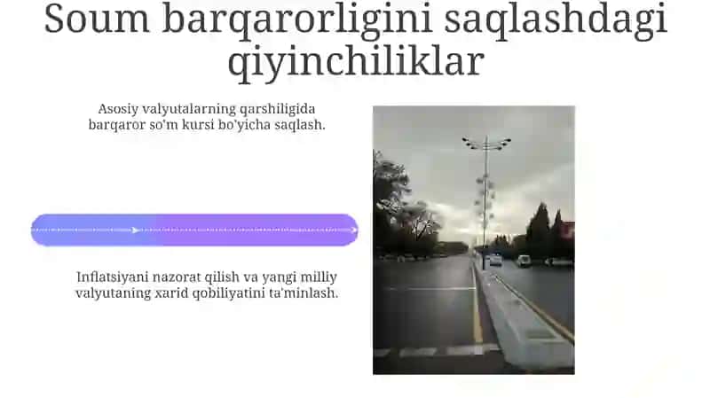 O'zbekistonda milliy pul so'mining jory etilishi va uning qadr qimmatni saqlash 4