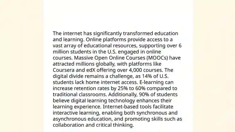 The Role of Internet in Our Life 4