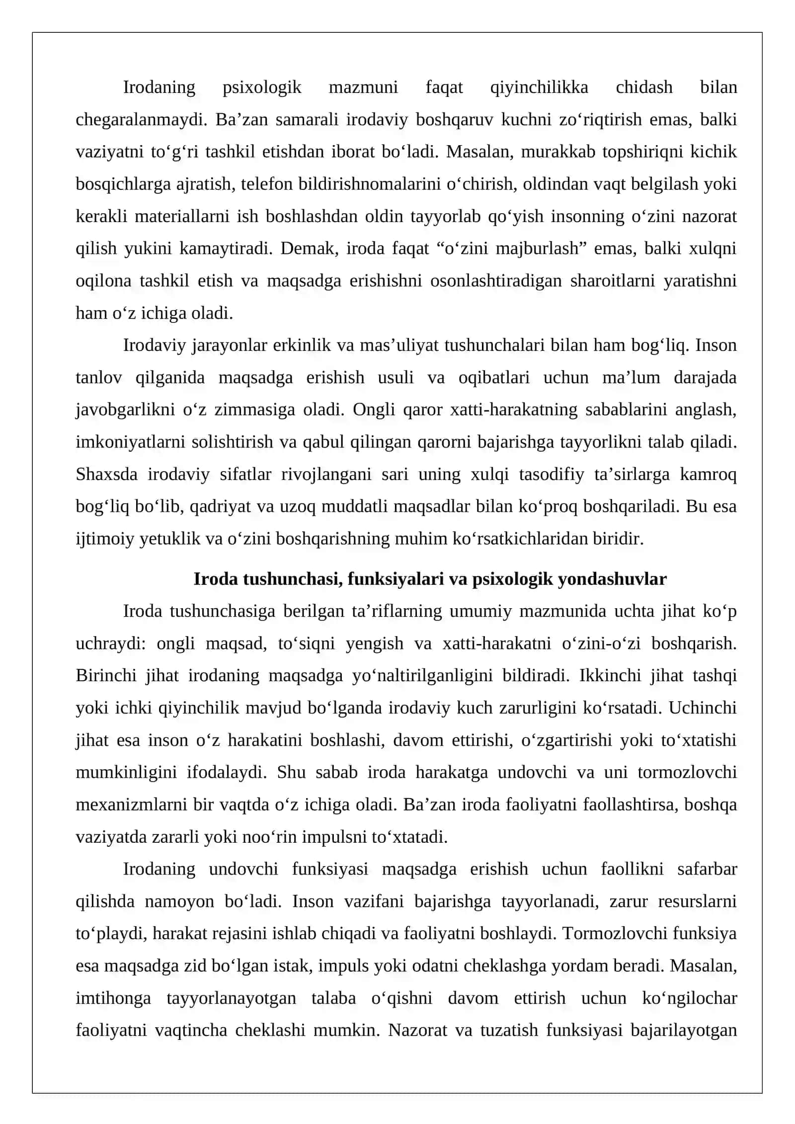 Irodaviy jarayonlar haqidagi umumiy tasavvurlar 4