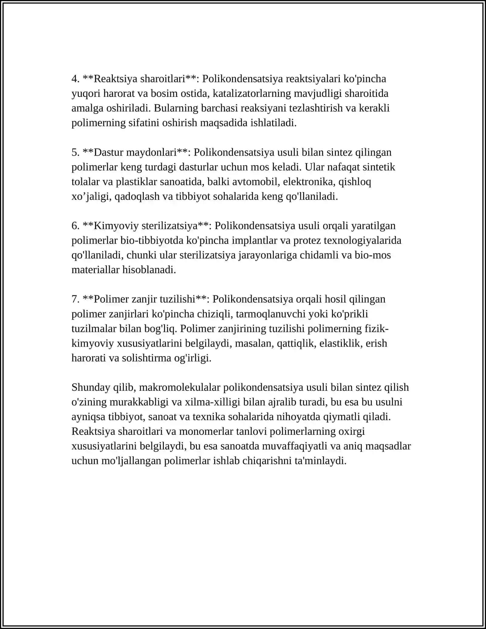 POLIKONDENSATLANISHDAGI DISTRUKTIV REAKSIYALAR 4