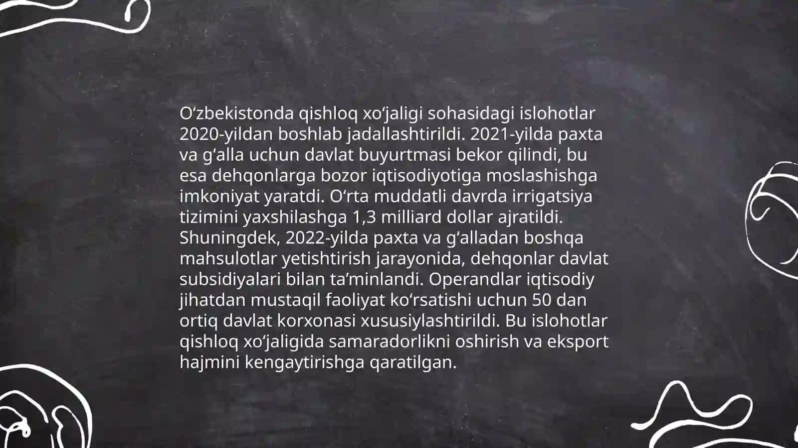 O‘zbekiston iqtisodiyotining o‘sish sur’atlari 4