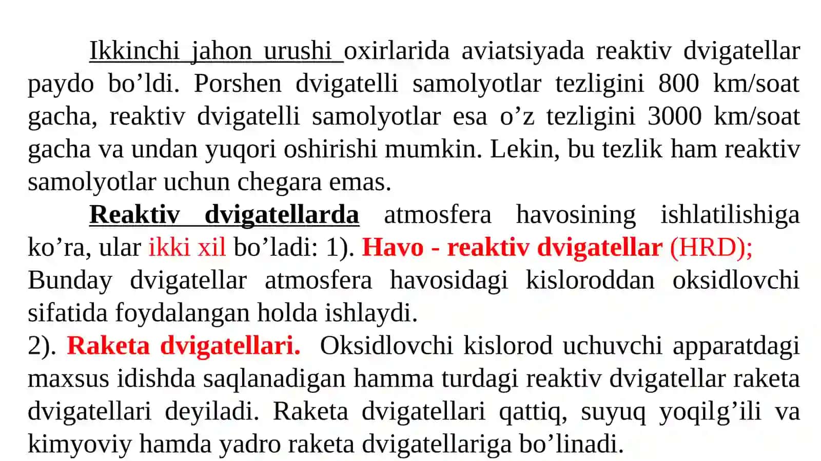 Reaktiv dvigatellarsikli 4