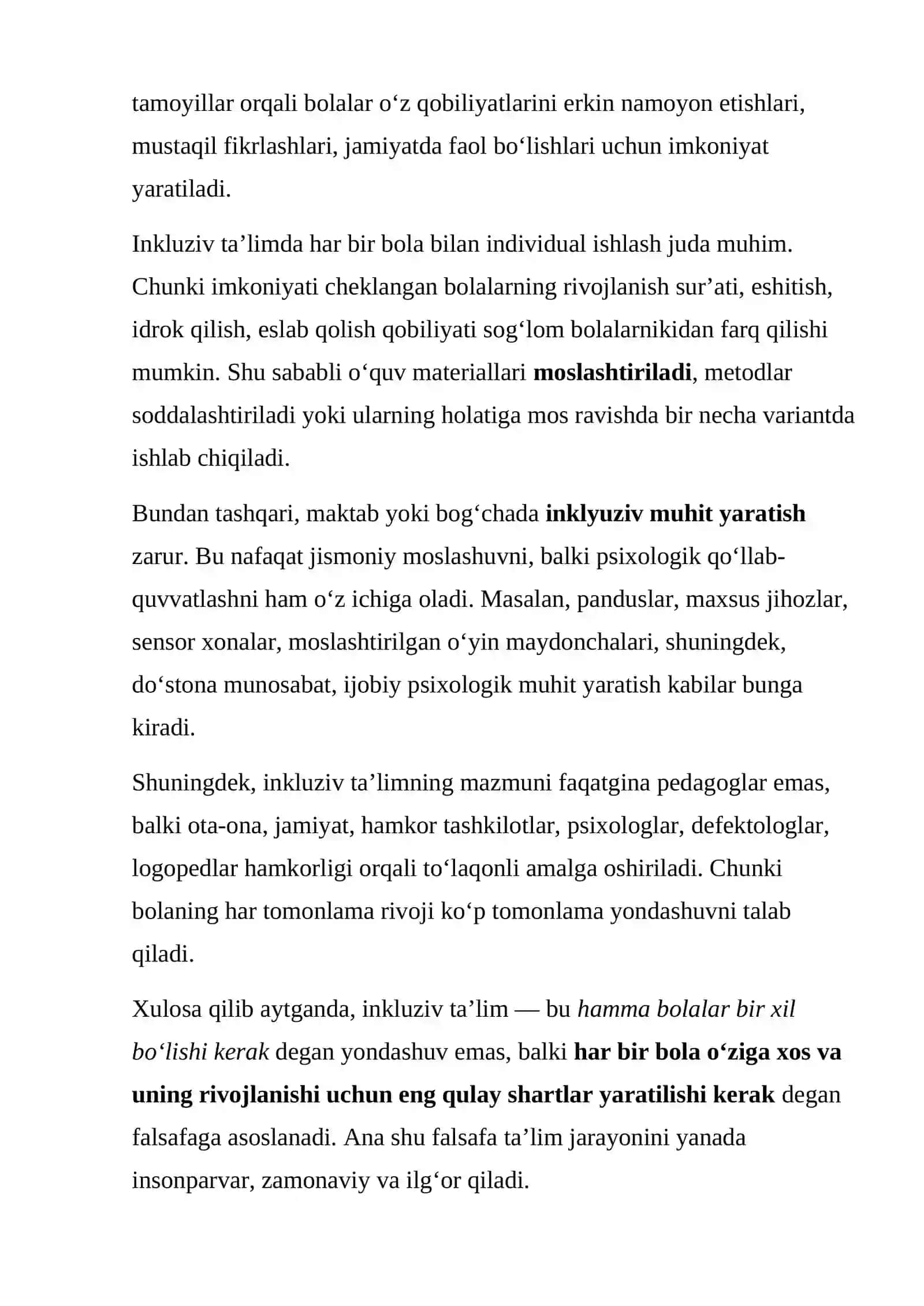Inklyuziv ta'lim gospital pedagogikasi 4