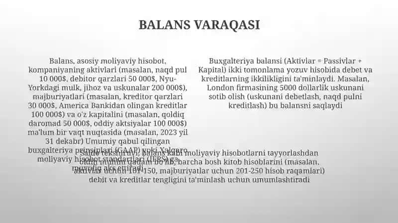Buxgalteriya balansi 4
