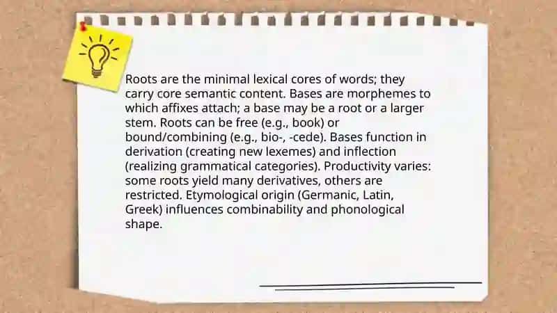 The structure of the English Word 4