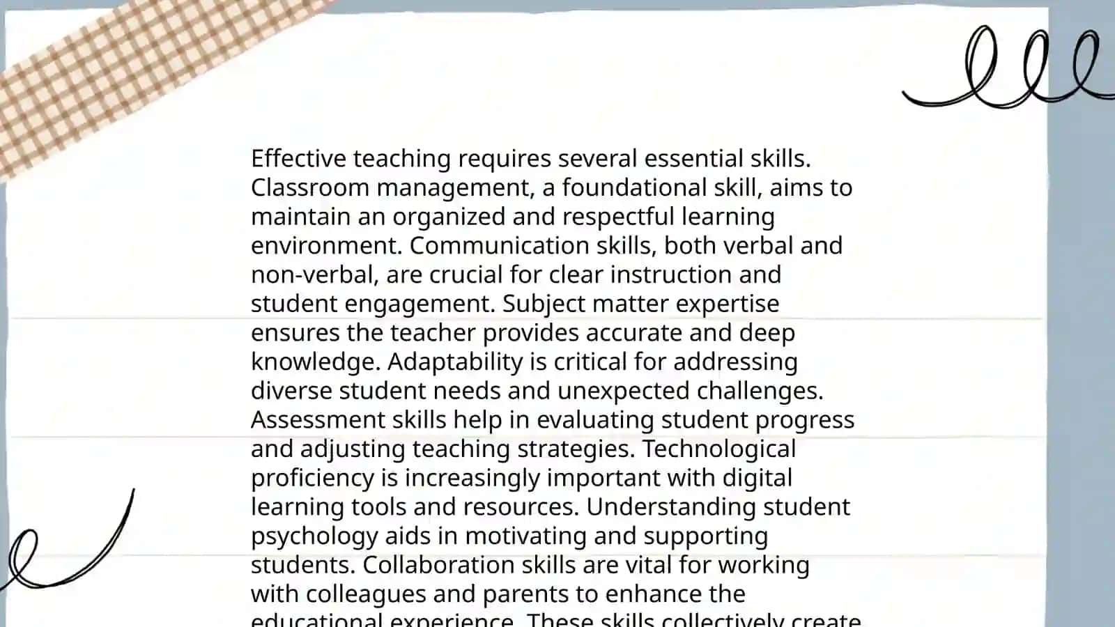 The Role of a Teacher in Modern Education 4