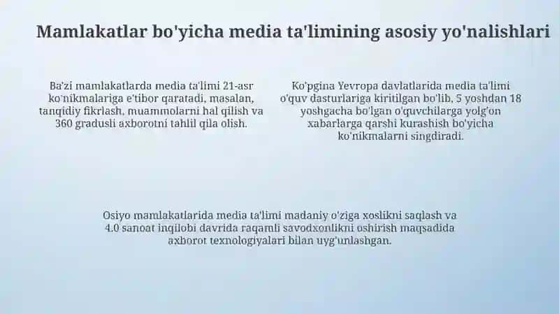 Dunyo mamlakatlarda mediata'lim taraqqiyoti 4