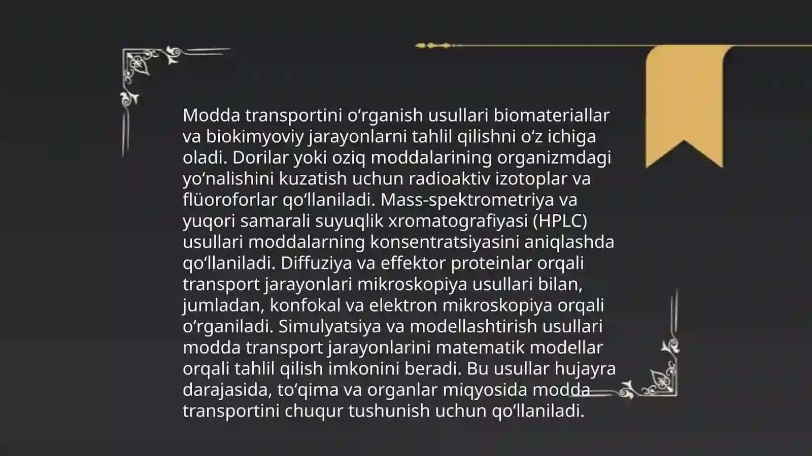 Energiya almashinuvining biokimyoviy asoslari 4