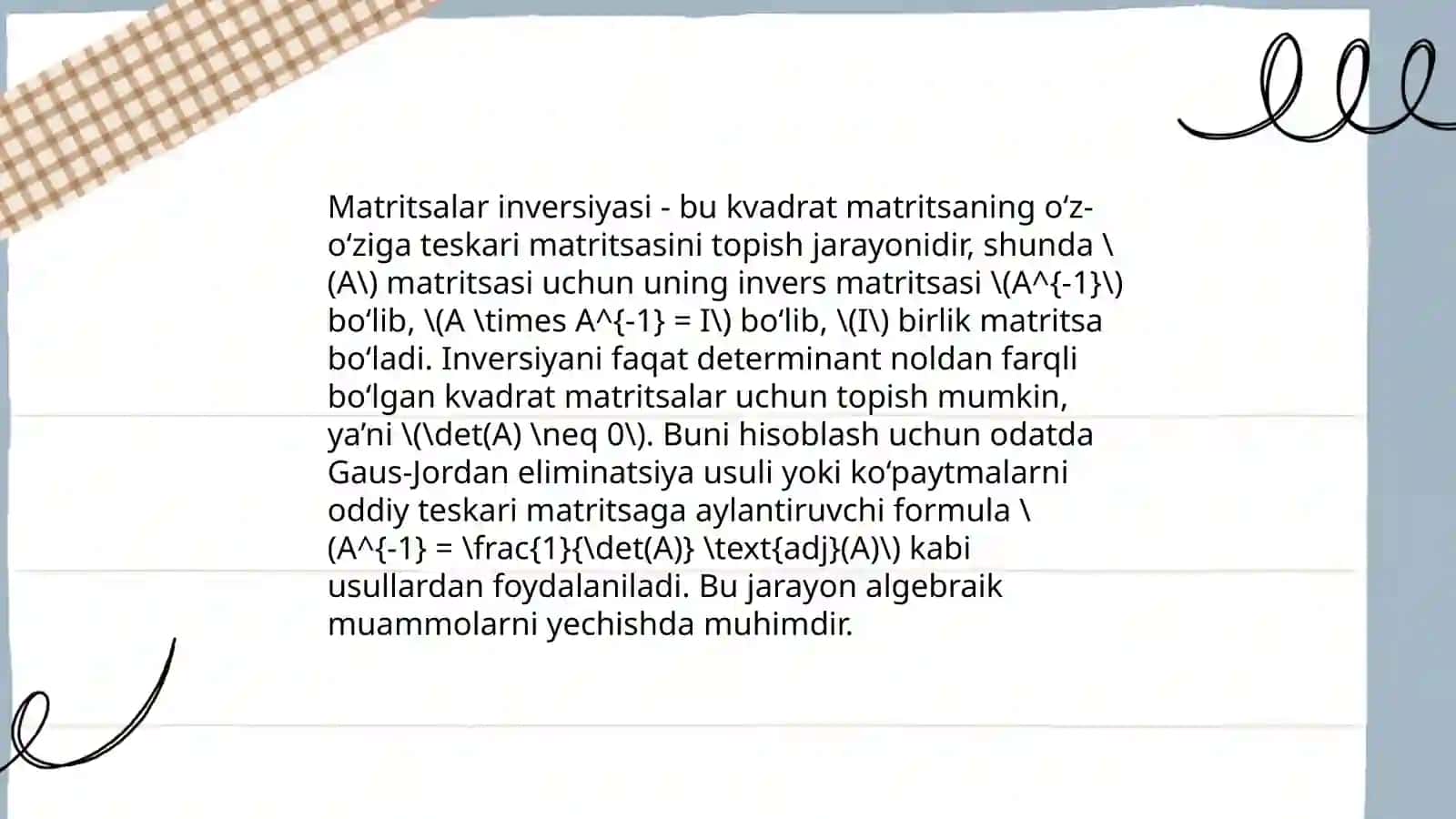 Inversiyaning nazariy asosi 4