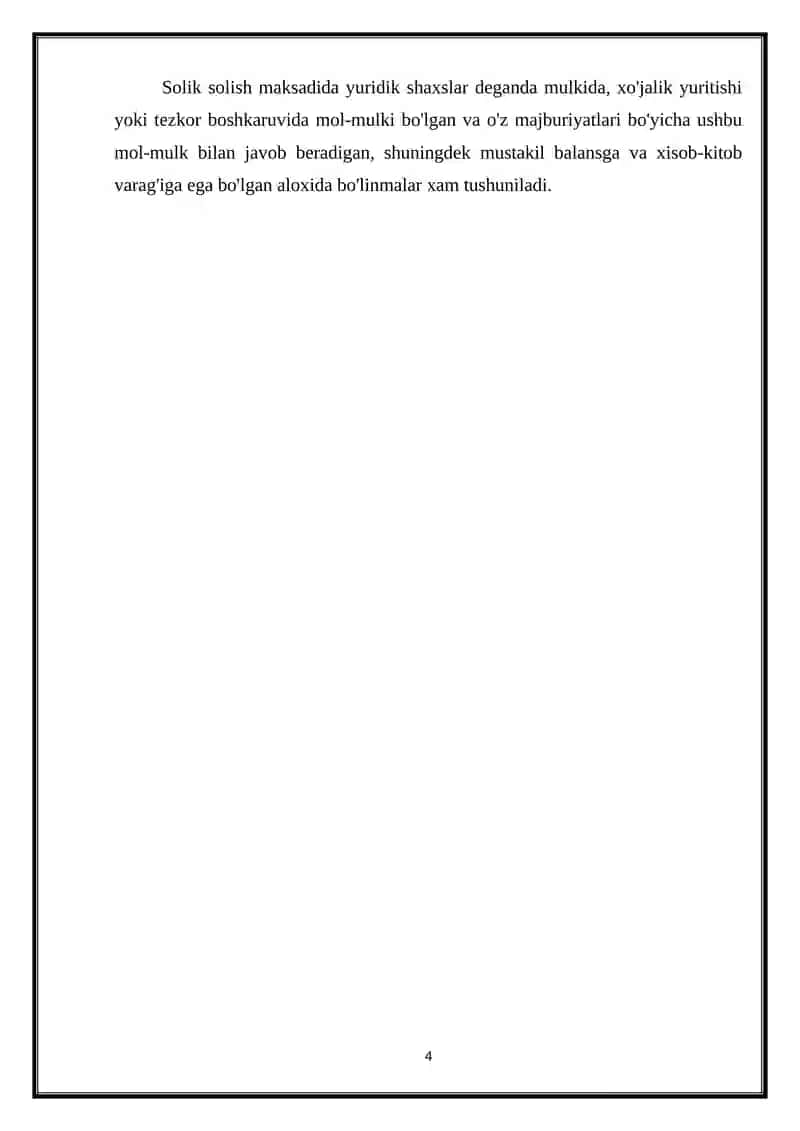 Yuridik va Jismoniy Shaxslar 4