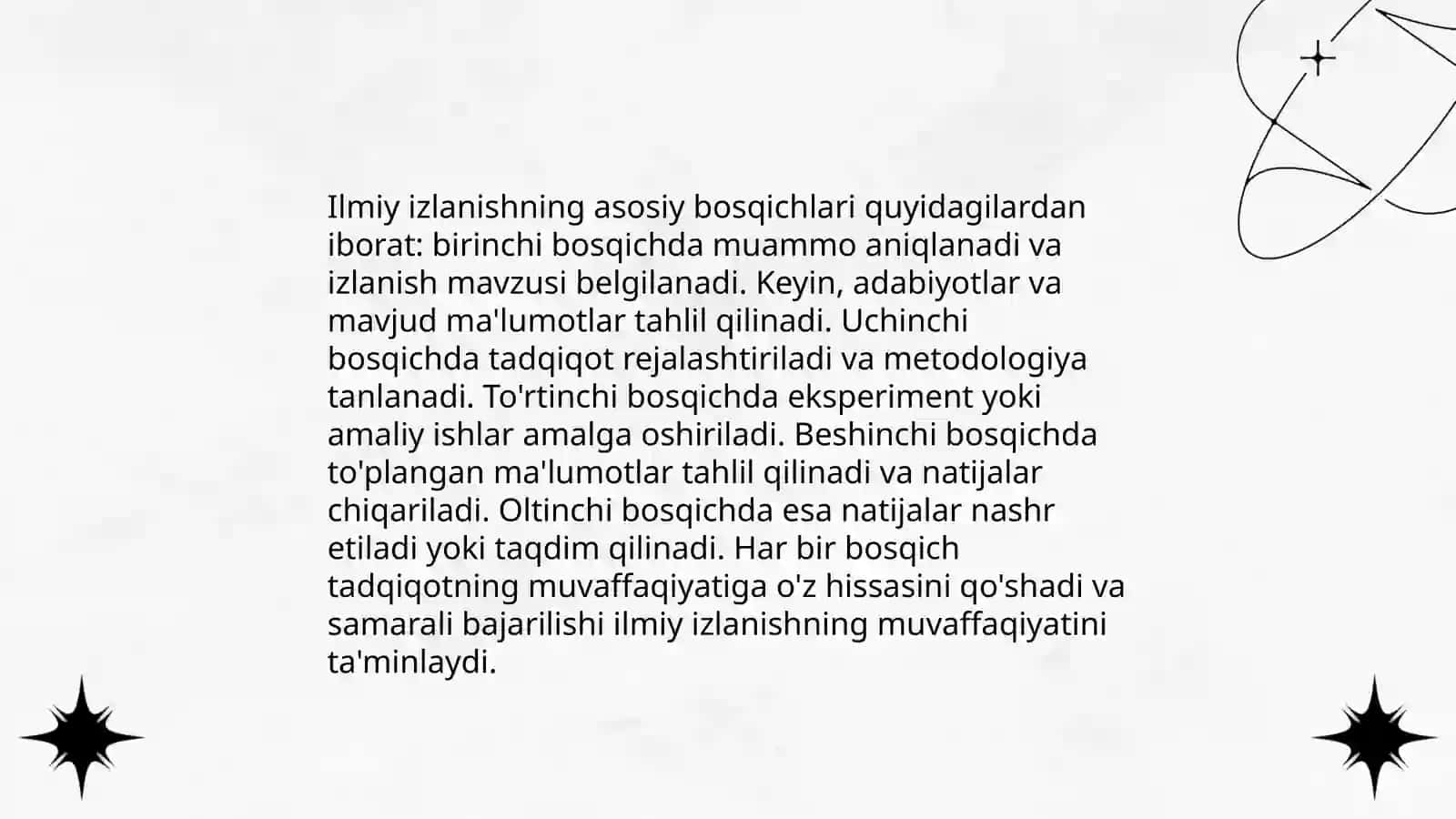 Ilmiy izlanish metodi 4