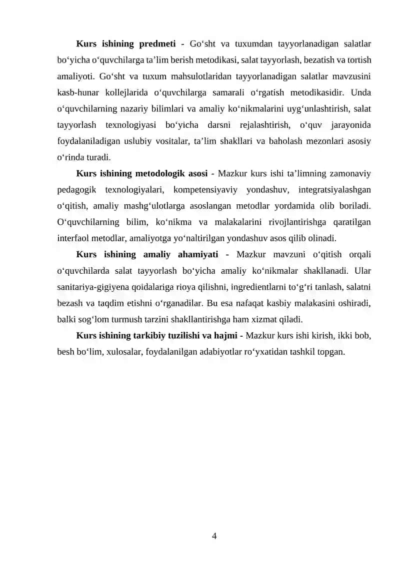 Goʻsht va tuxum mahsulotlarining umumiy tavsifi 4