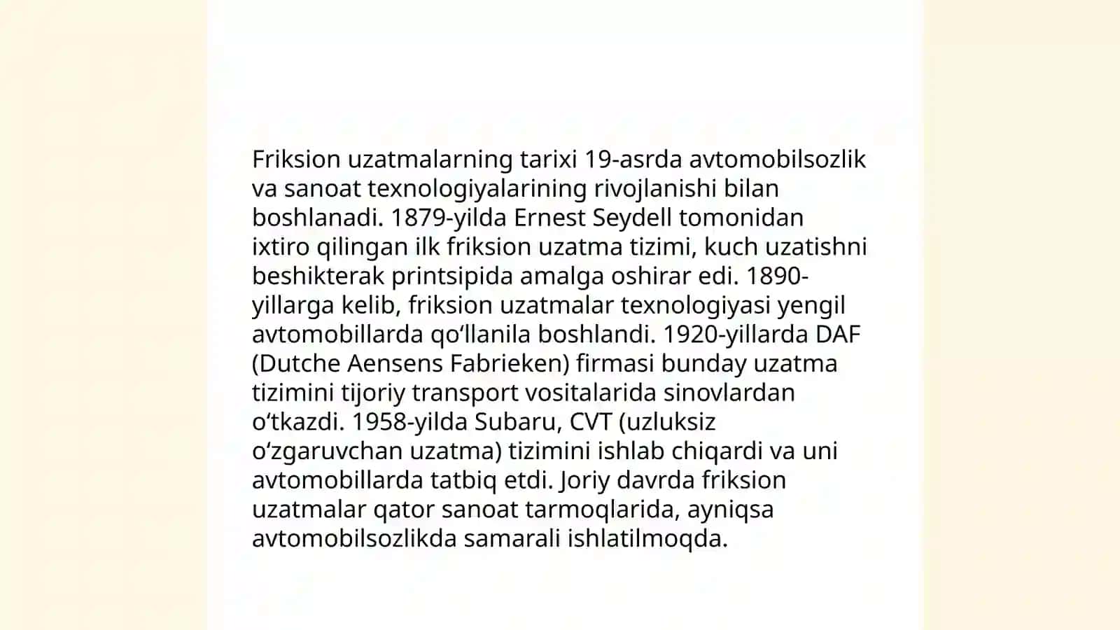 Firiksion uzatmalar 4