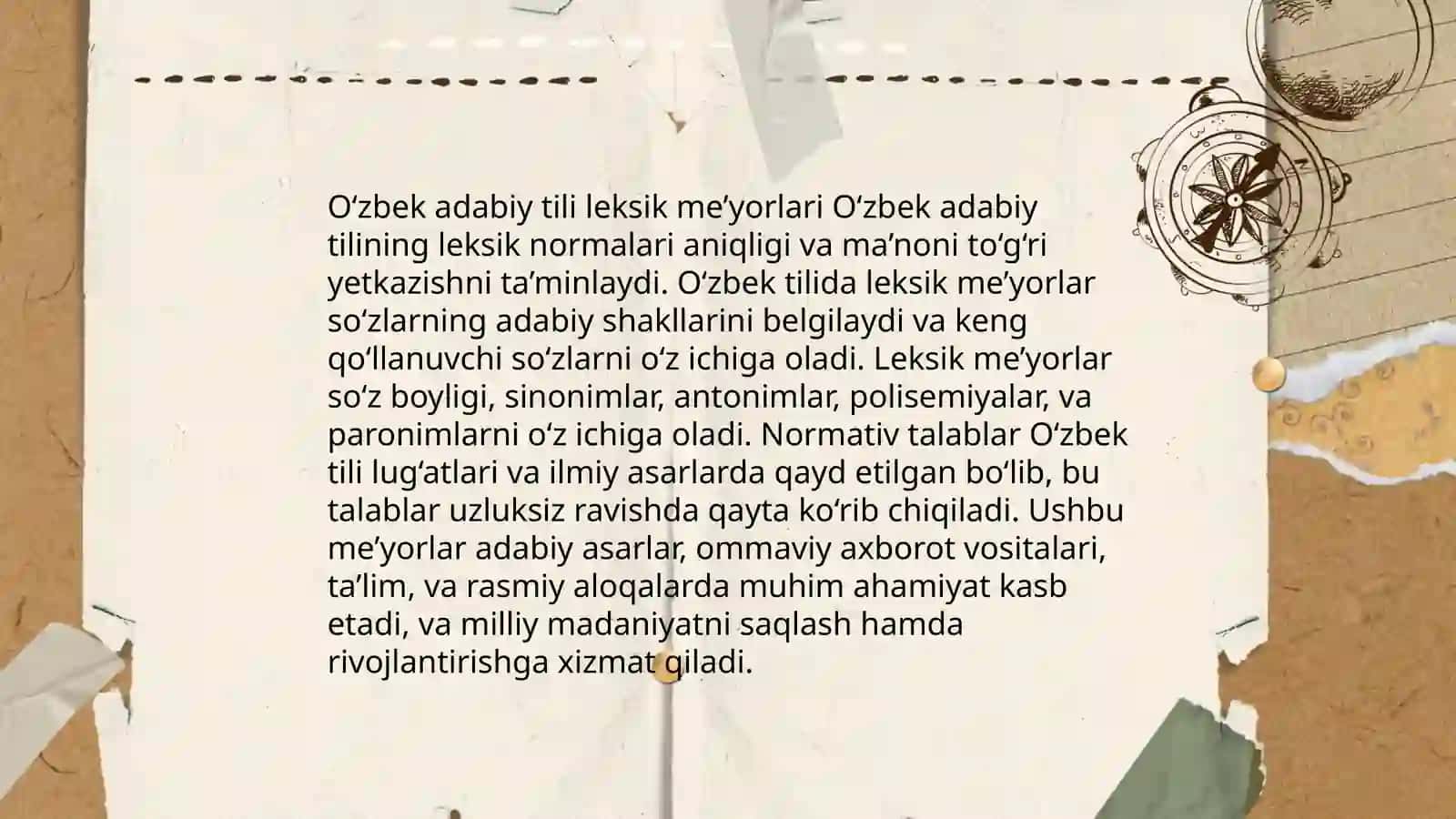 O'zbek adabiy tili me'yorlari 4