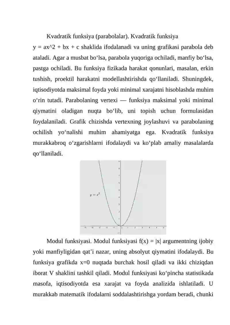 ASOSIY ELEMENTAR FUNKSIYALAR 4