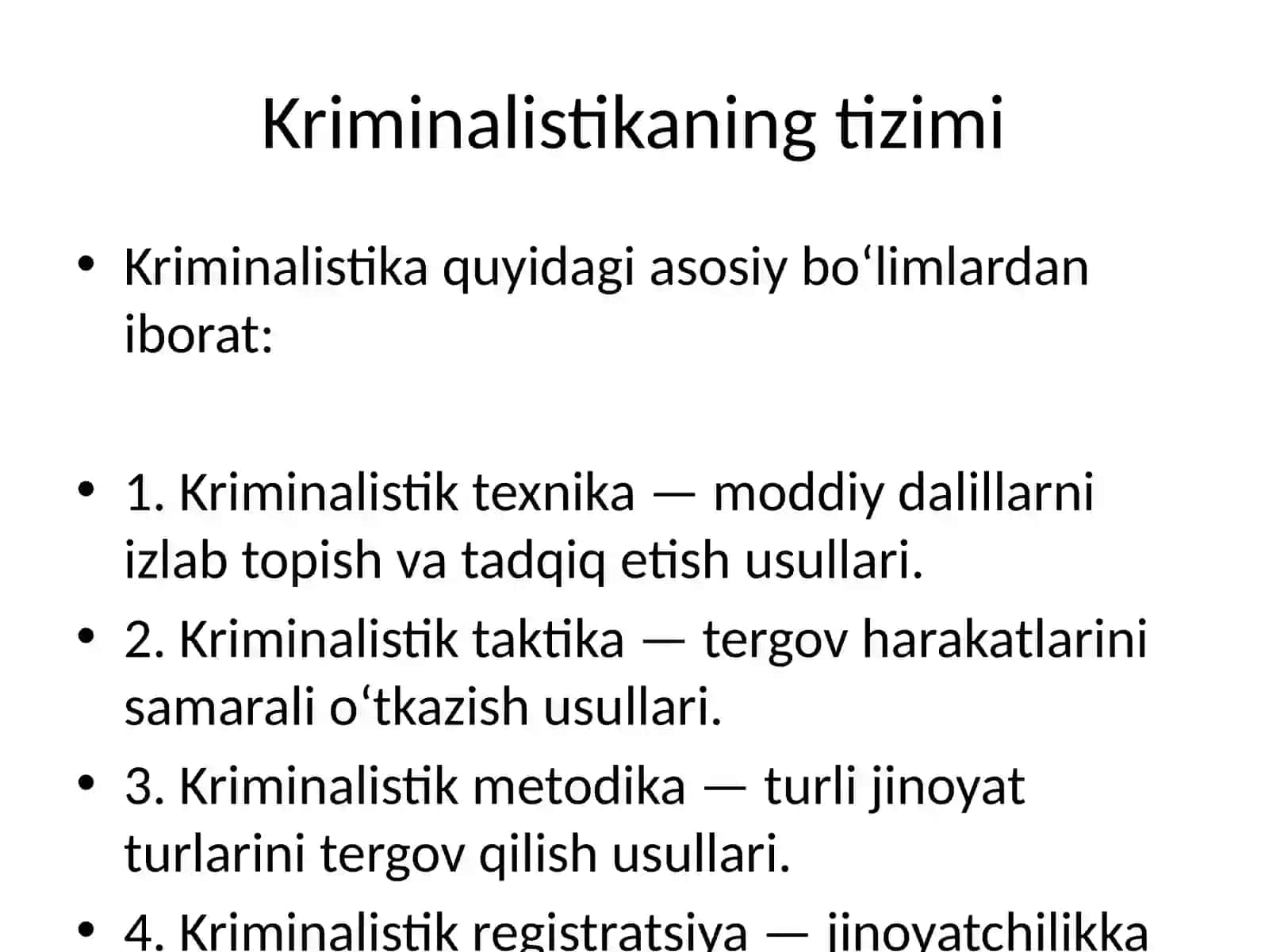 Kriminalistik identifikatsiya va diagnostika 4