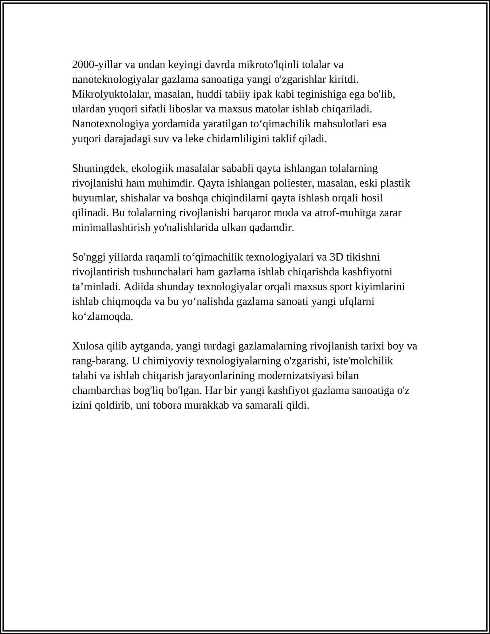 YANGI TURDAGI GAZLAMALAR 4