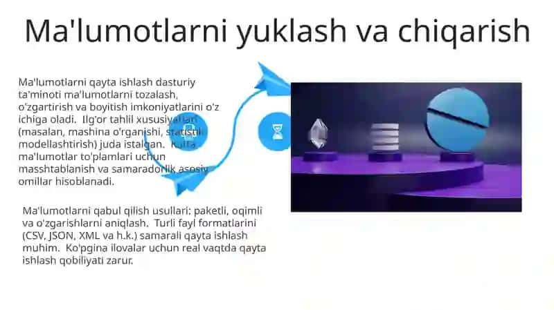 Matnli malumotlarning qayta ishlash dasturlari 4