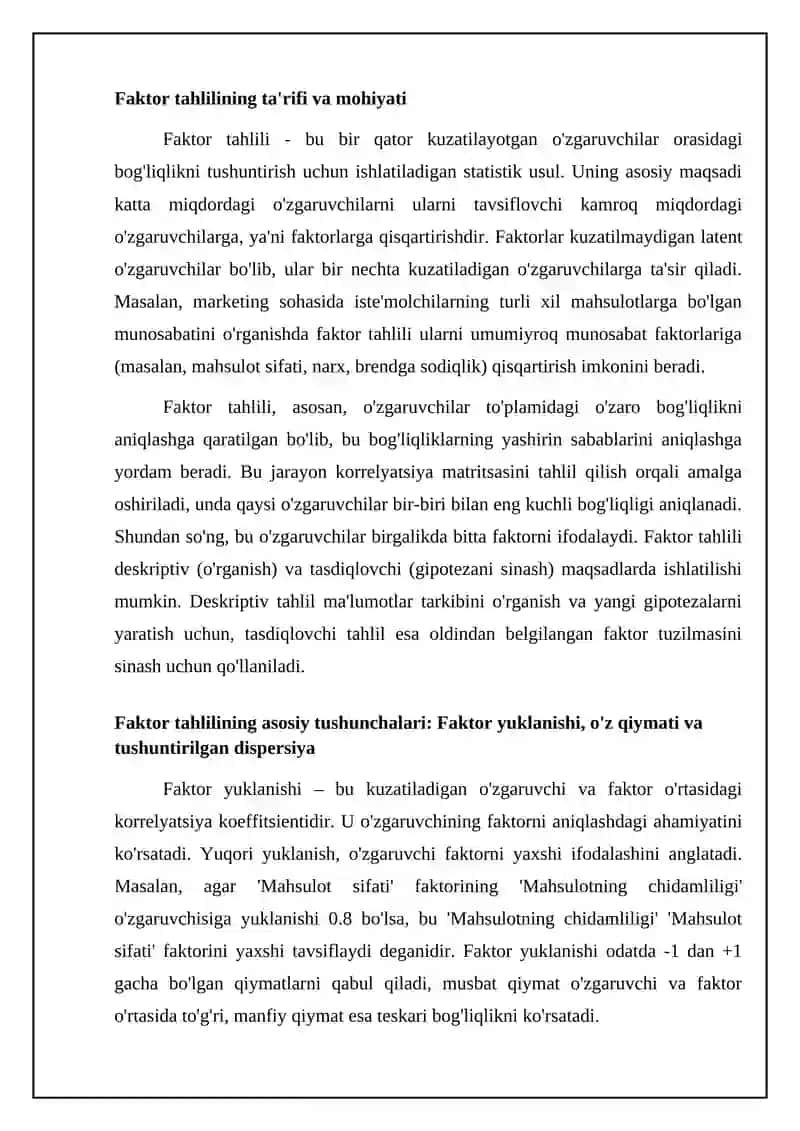 Faktorli tahlil 4