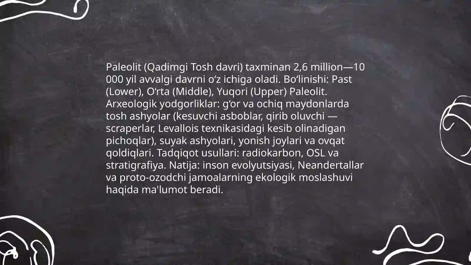 Tosh davri arxeologiyasi 4