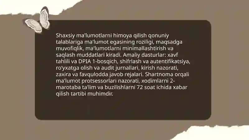 Axborot xavfsizligini ta'minlash qonunchiligi 4