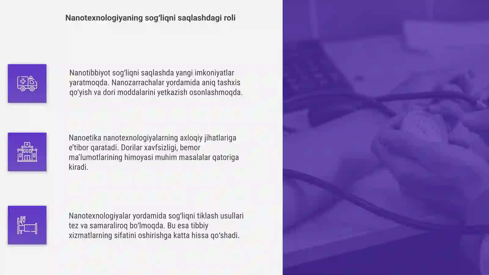 Nanotibbiyot va nanoetika 4