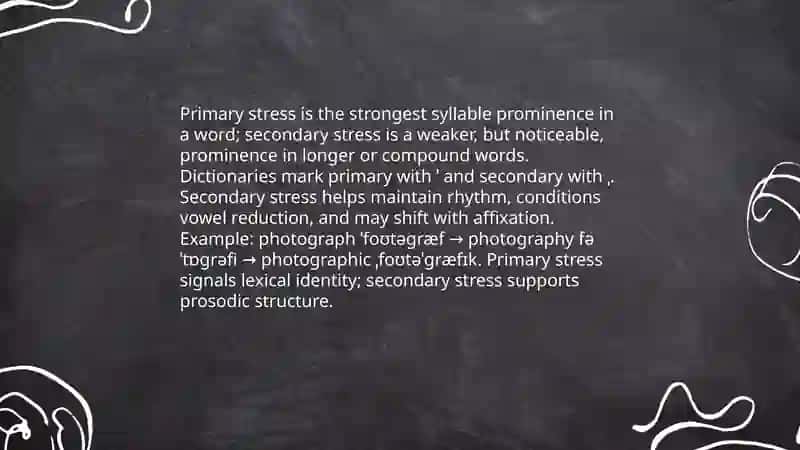 Word Stress in English 4