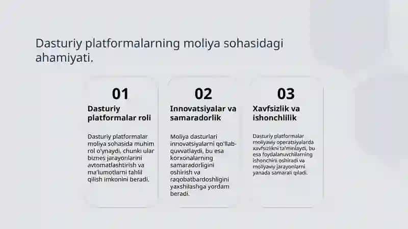 Moliyaviy dasturlar va ularning roli 4