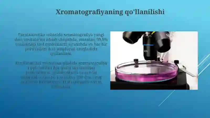 Elektroforez va xromatografiya 4