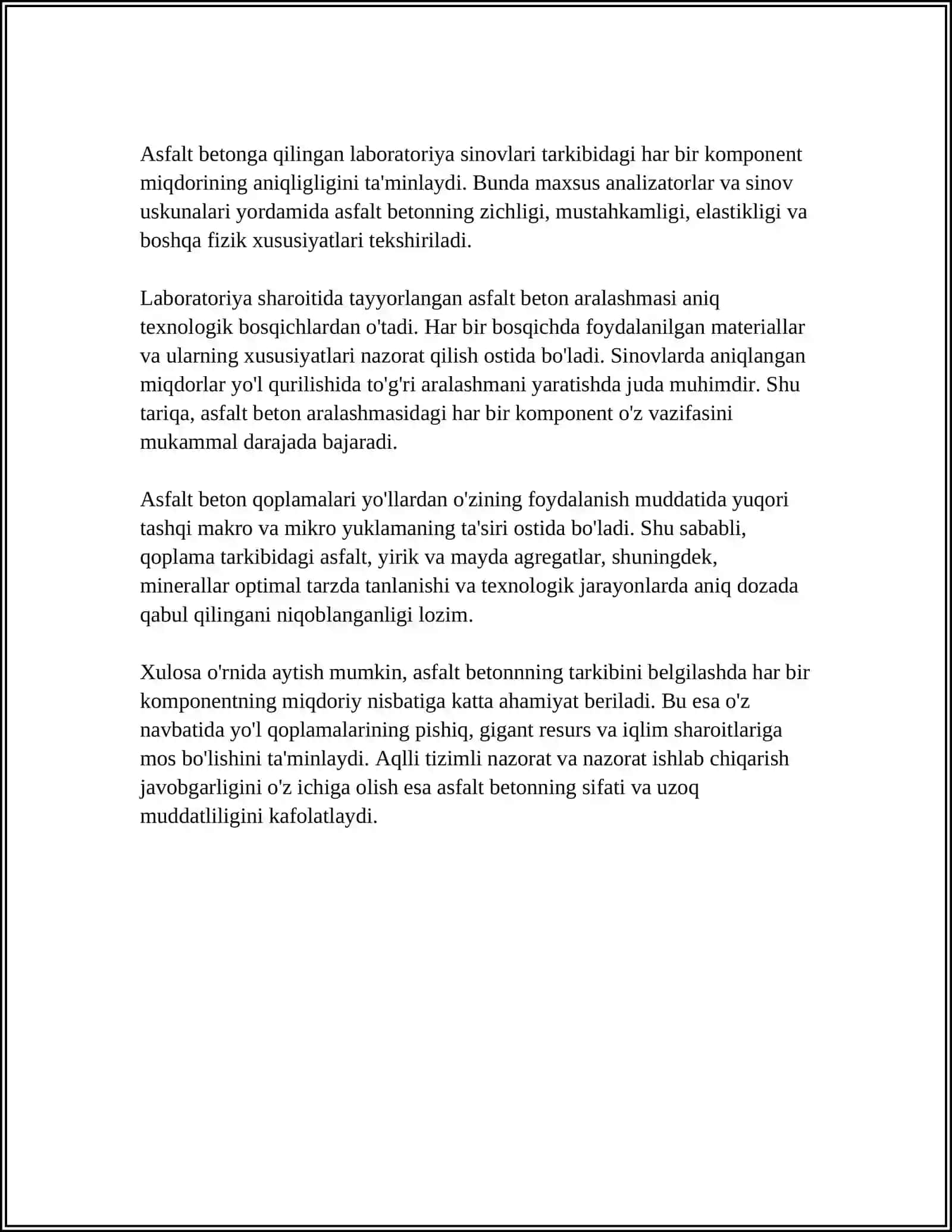 SOVUQ ASFALAT BETON XOSSALLARI 4