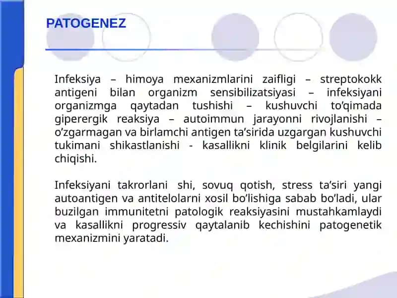 Revmatizmning kattavakichik mezonlari 4