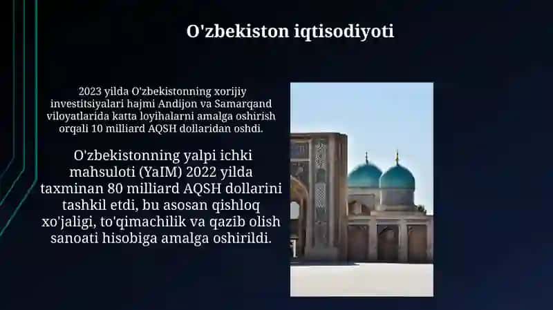 O'zbekiston va Markaziy Osiyo mamlakatlari 4