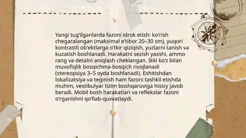 Fazoni idrok etishning xususiyatlari 4