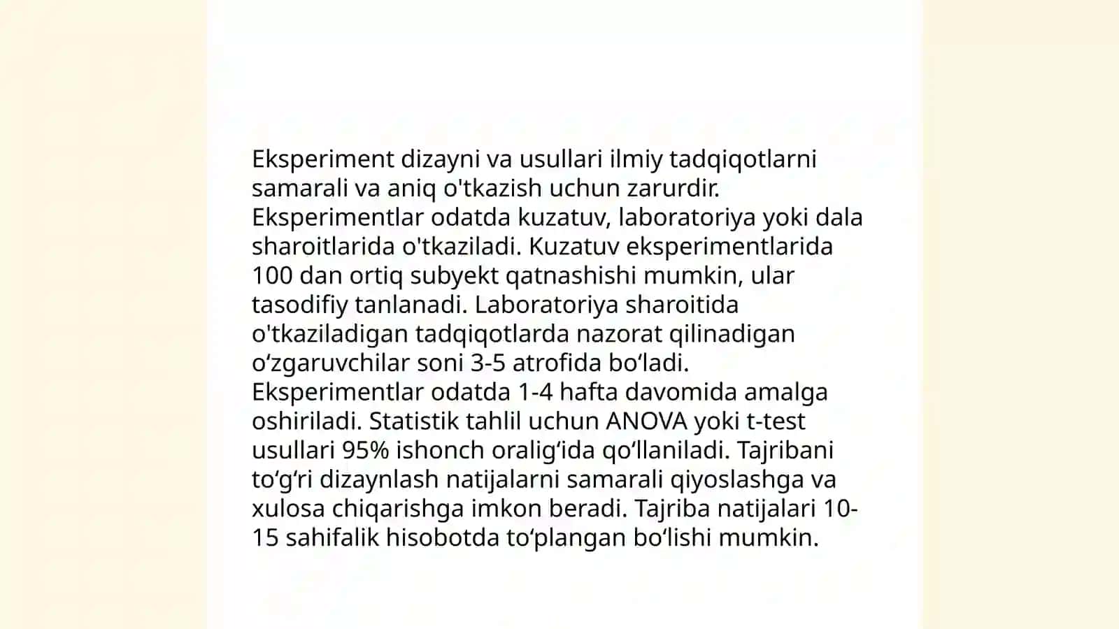 Psixologiya tadqiqot metodlari:kuzatish, eksperiment 4