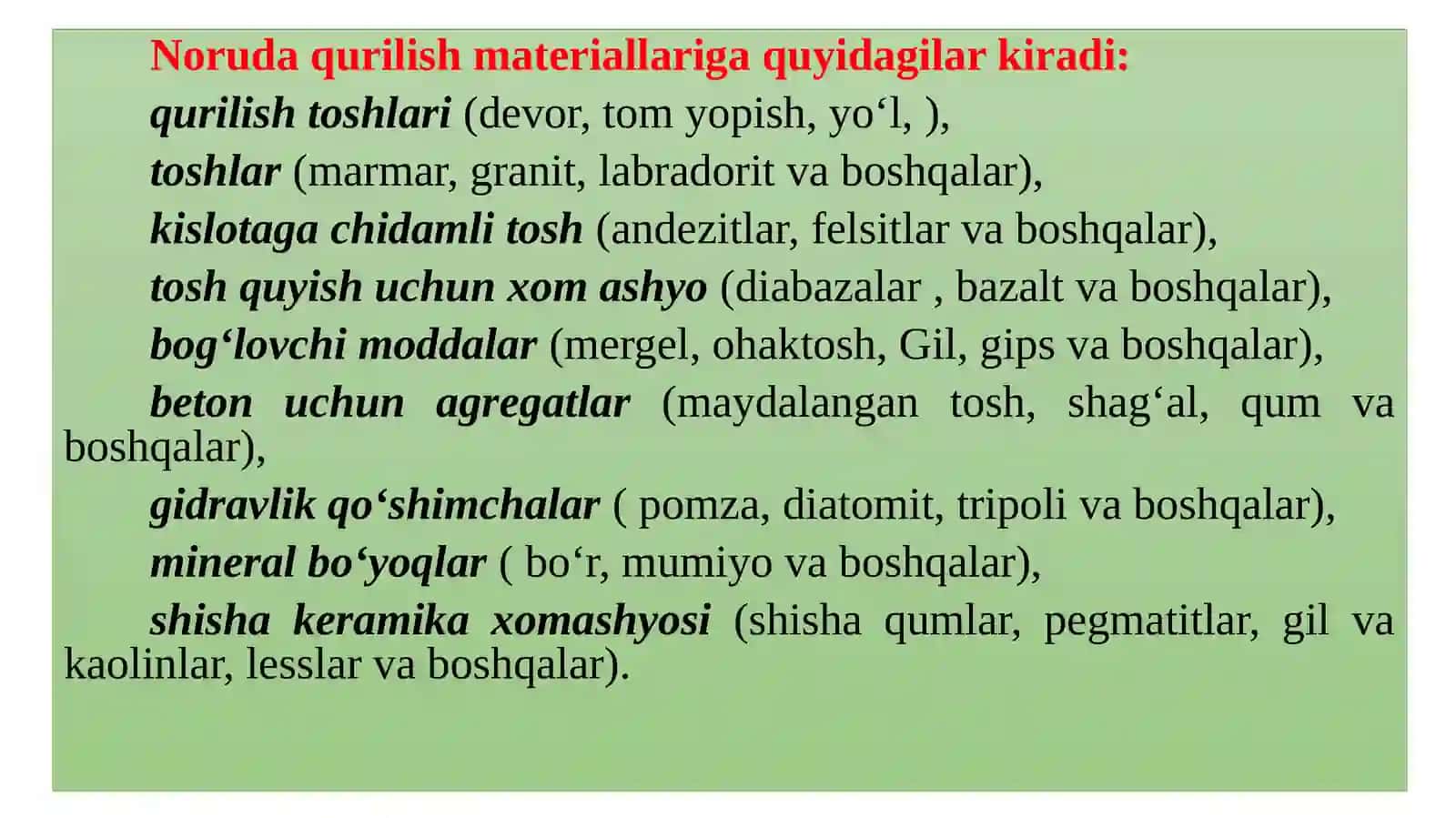 Mineralning sifati 4